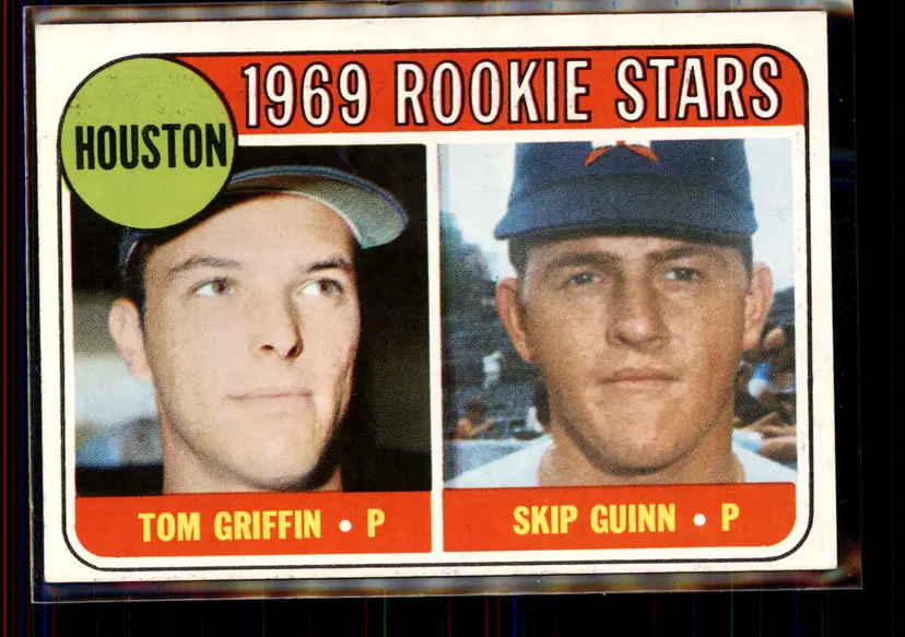 Tom Griffin/Skip Guinn 1969 Topps #614 - Houston Astros - (146-42)