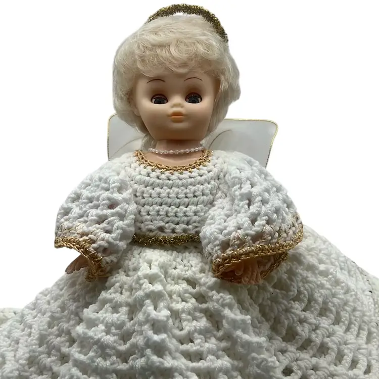 Christmas Angel Bed Doll, 13” Tall