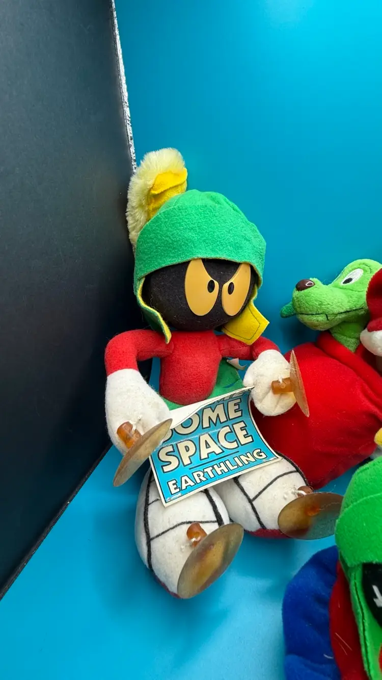 Lot Of 5 1990’s Marvin The Martian Plush