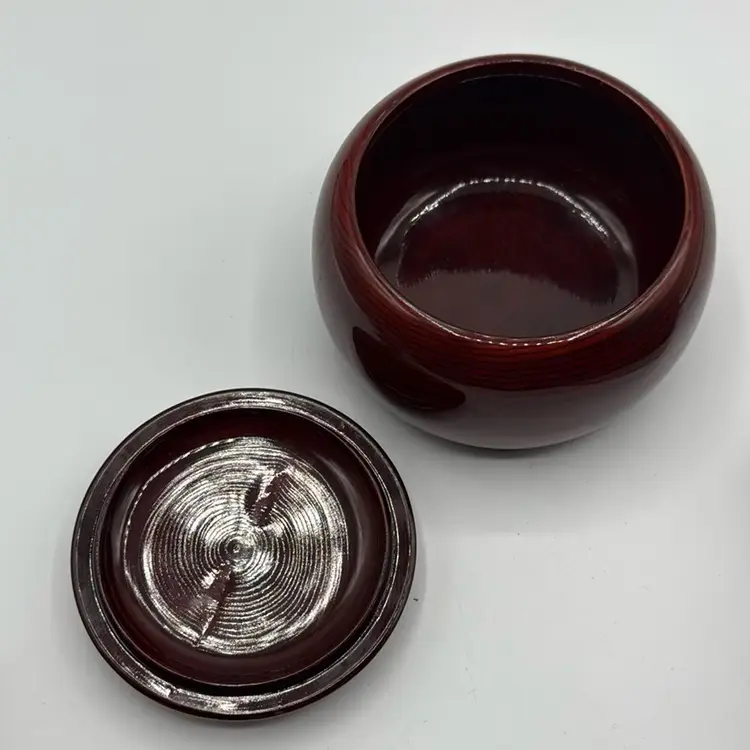 Knob Creek Pretty Wood Lidded Stash Jar