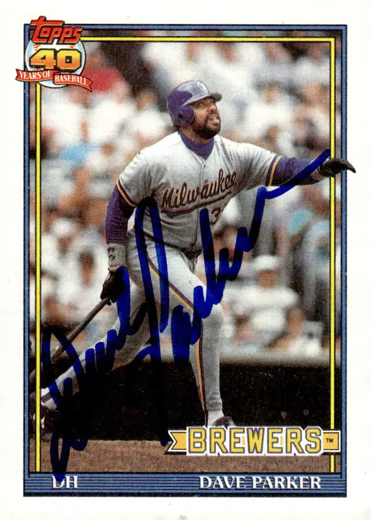 1991 Topps #235 Dave Parker