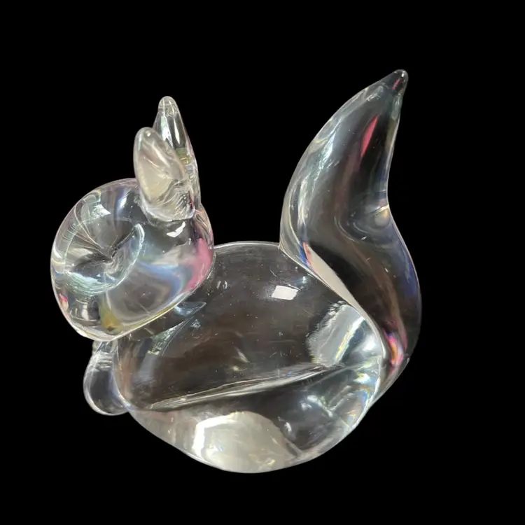 High Quality Art Glass Squirrel As Is