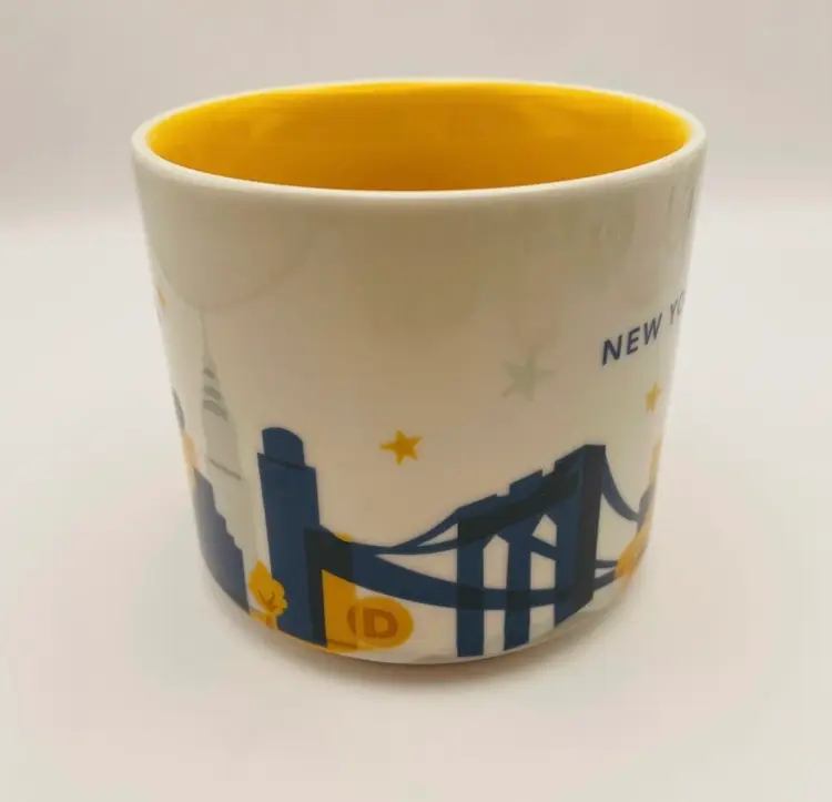 Starbucks Ceramic Coffee/Tea Mug, NEW YORK, You Are Here Collection, Dated 2015