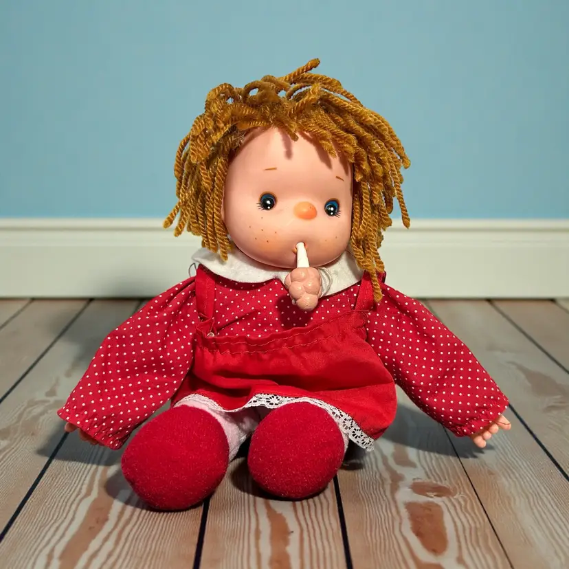 Vintage Rare 1983 W/ TAGS World Of Smiles Kotton Kandy Kid With Necklace