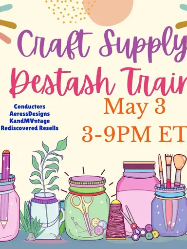 Craft Destash Train With Amanda! 