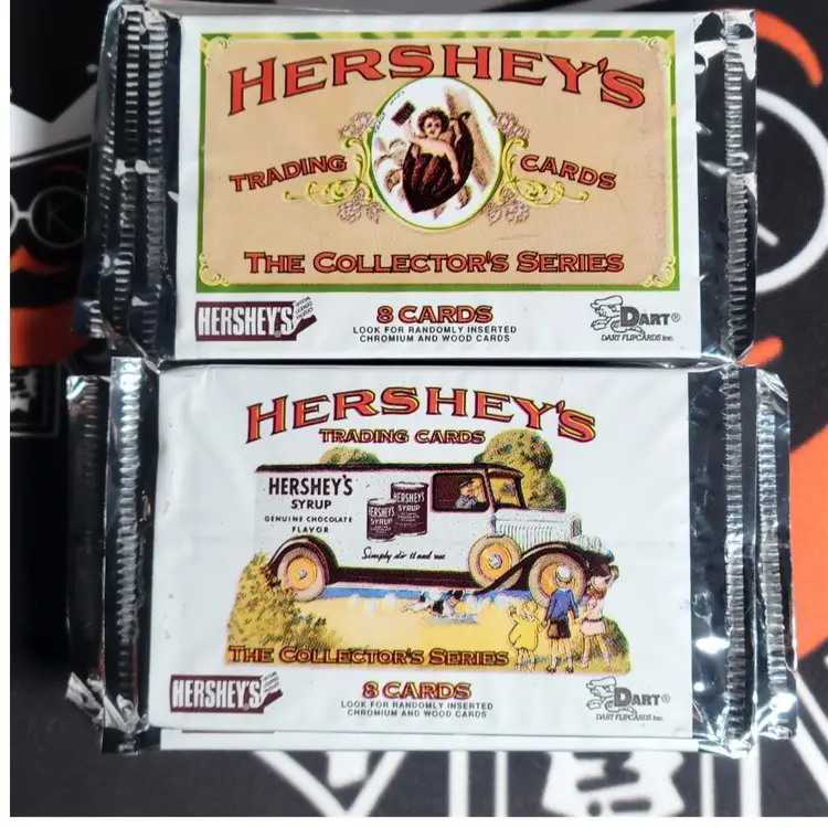 1995 Dart Flipcards Hershey’s Trading Cards 8 Cards per Pack