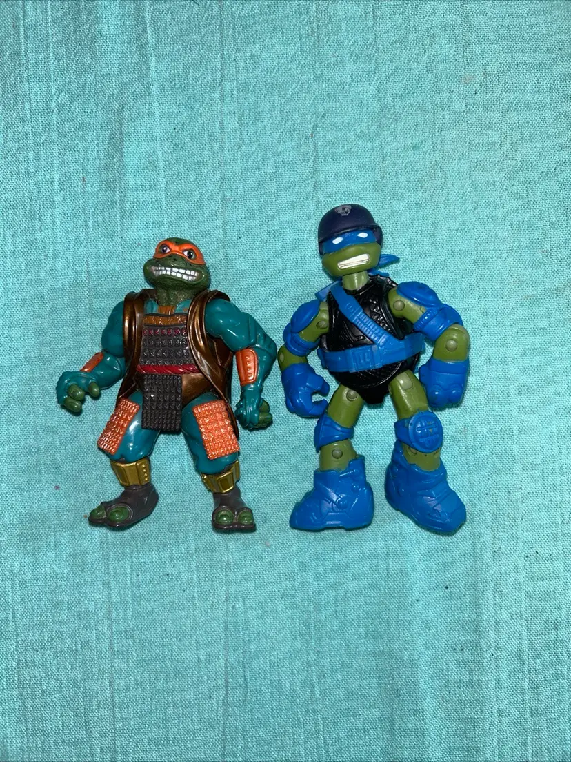 Teenage Mutant Ninja Turtles Lot Of 2 Loose Action Figures 2012 & 2013 TMNT