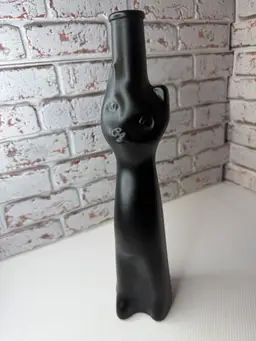 Empty Black Cat Wine Bottle Mosel Riesling 500ml Bottle 13"