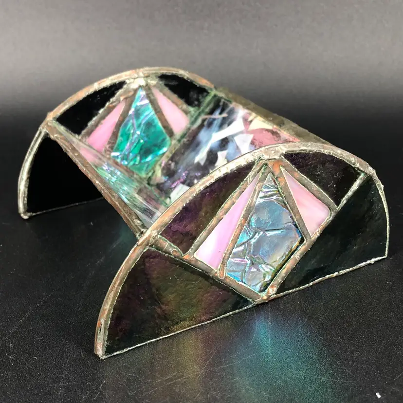 Stained Glass Business Card Holder