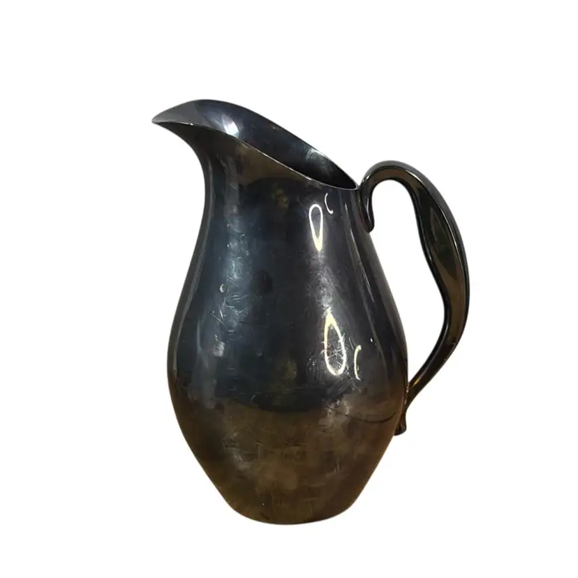 Reed and Barton Tarnished Silver Plate 9” Pitcher