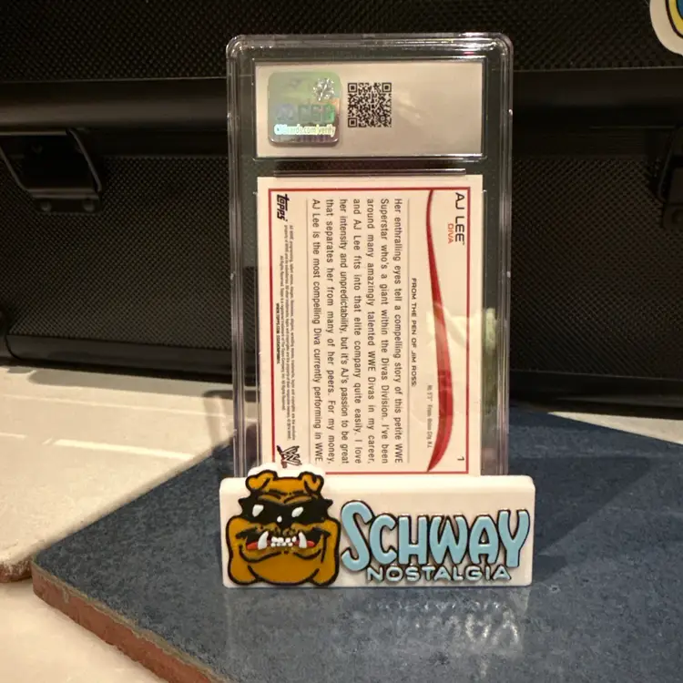 2014 Topps WWE AJ Lee #1 CSG 9