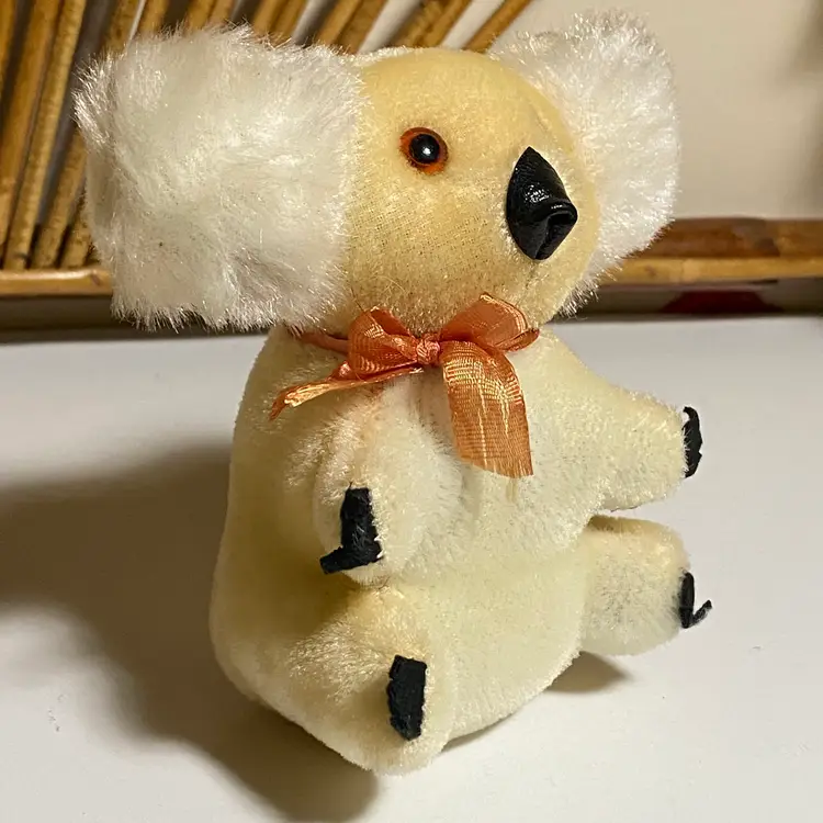 1960s Plush Koala Bear Toy 5"