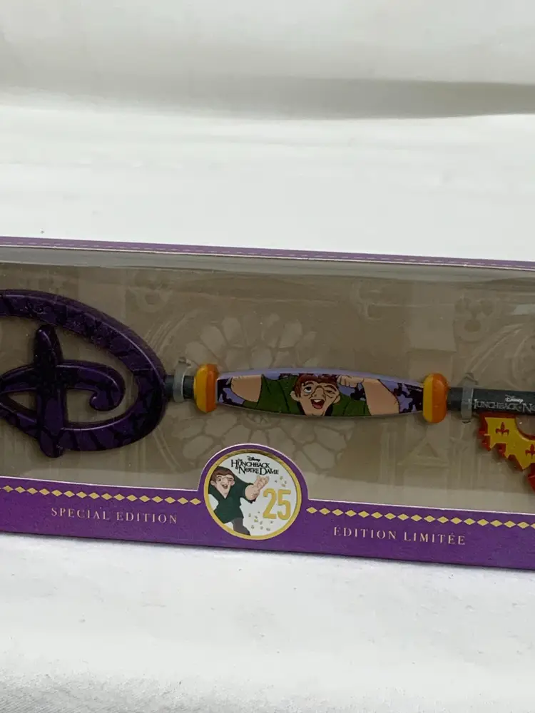 Disney The Hunchback of Notre Dame 25th Anniversary Collectible Key