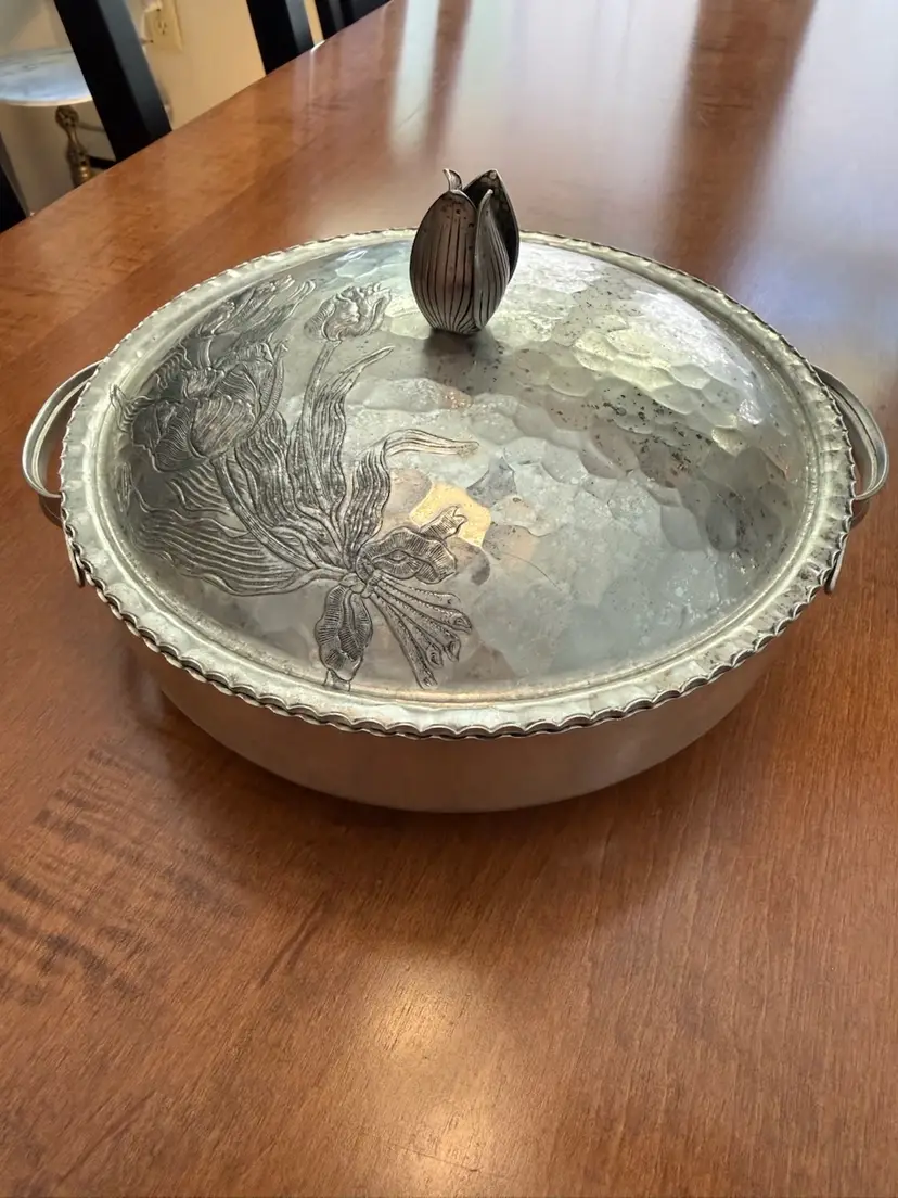 Rodney Kent Hammered Aluminum Bowl