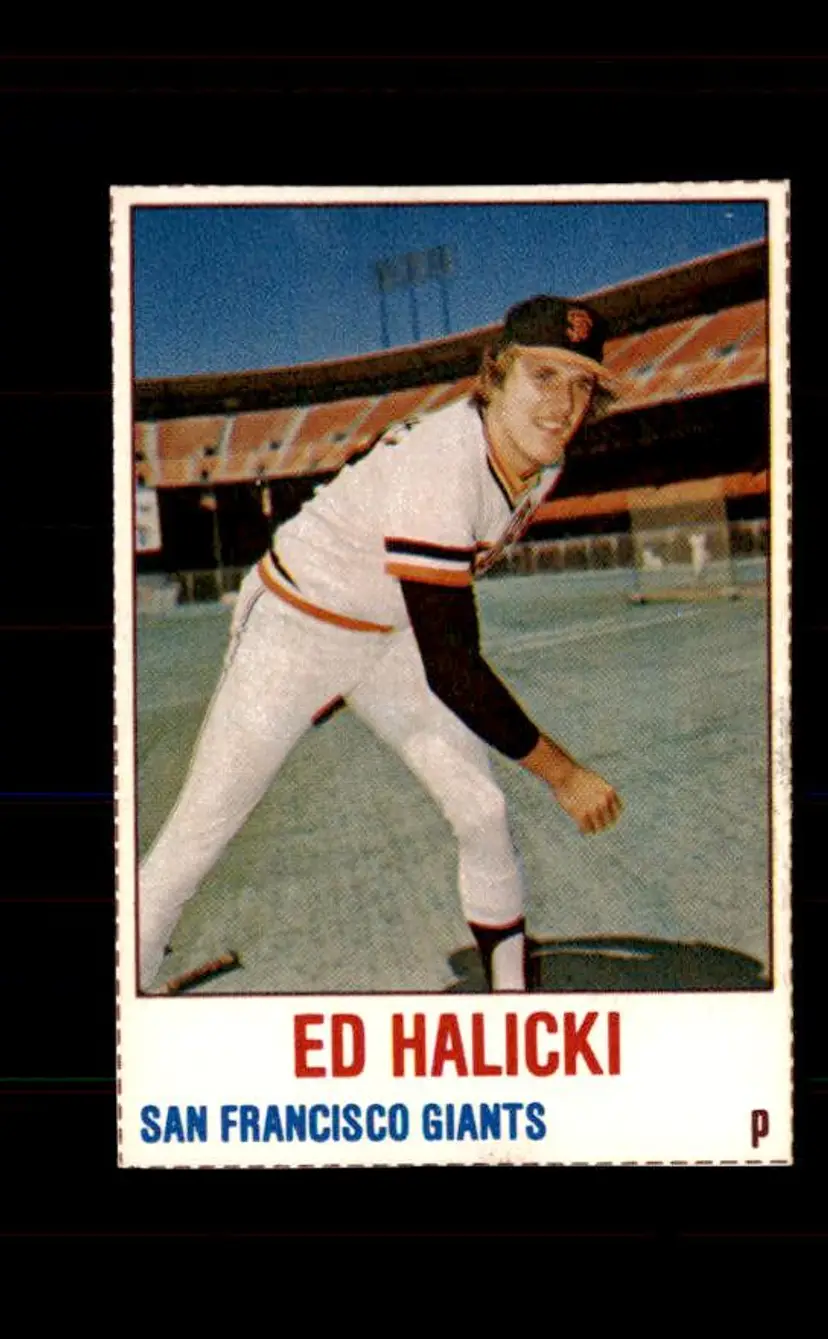 1978 Hostess #12 Ed Halicki - (pk4) - San Francisco Giants