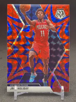 2019-20 Panini Mosaic Basketball - Jrue Holiday Reactive Blue #126