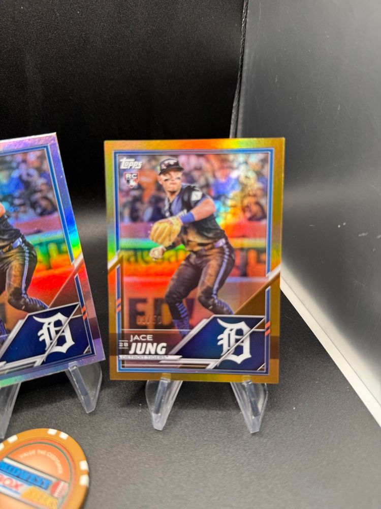 Jace Jung RC Parallel Lot 2025 LIDS Mitchell & Ness Detroit Tigers
