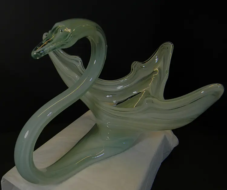 Glass Swan  Beautiful