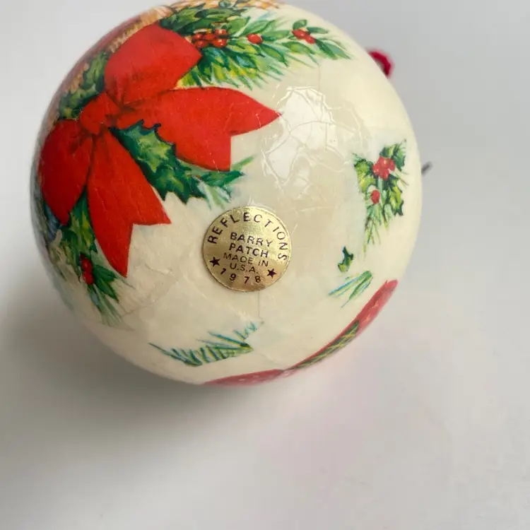 Barry Patch Reflections1978 Ornaments - Country Cornhusk Dolls, Critters & Roses