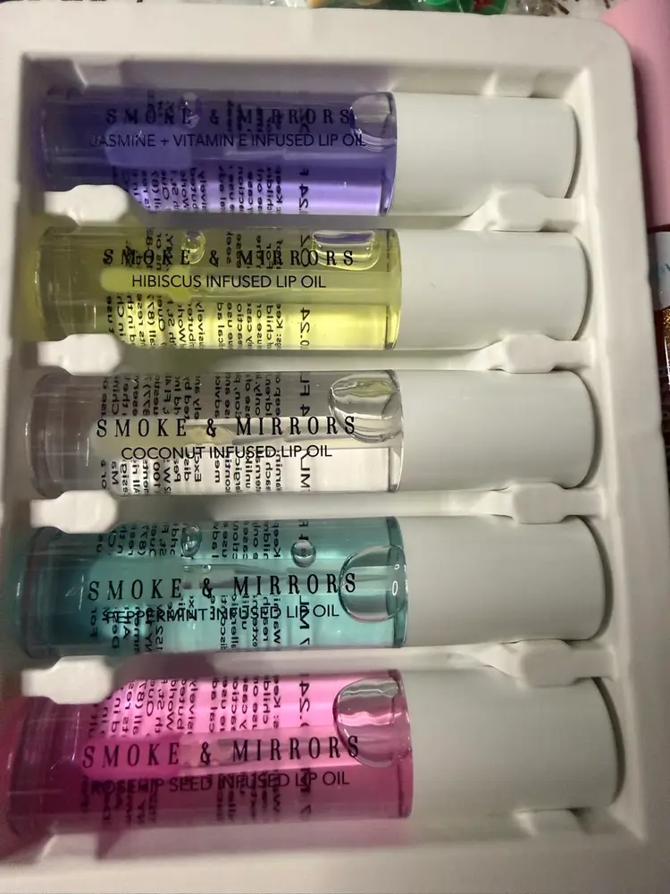 5pcs Set Lip Oil Different Scent