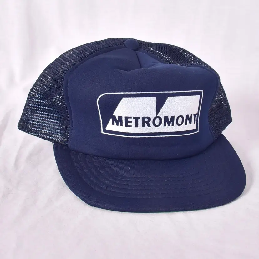 Metromont Blue Snap Back Baseball Cap Made in the USA