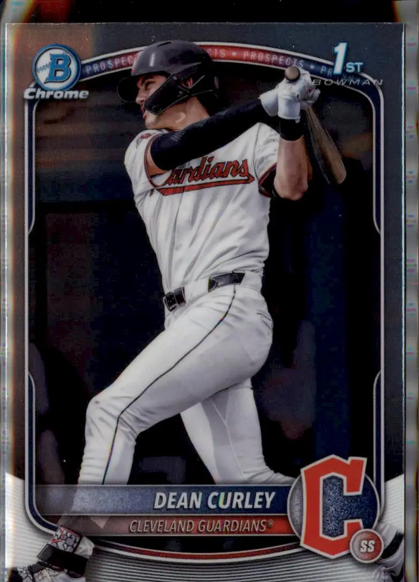 2025 Bowman Draft #BDC-129 Dean Curley Chrome - (138) - Cleveland Guardians