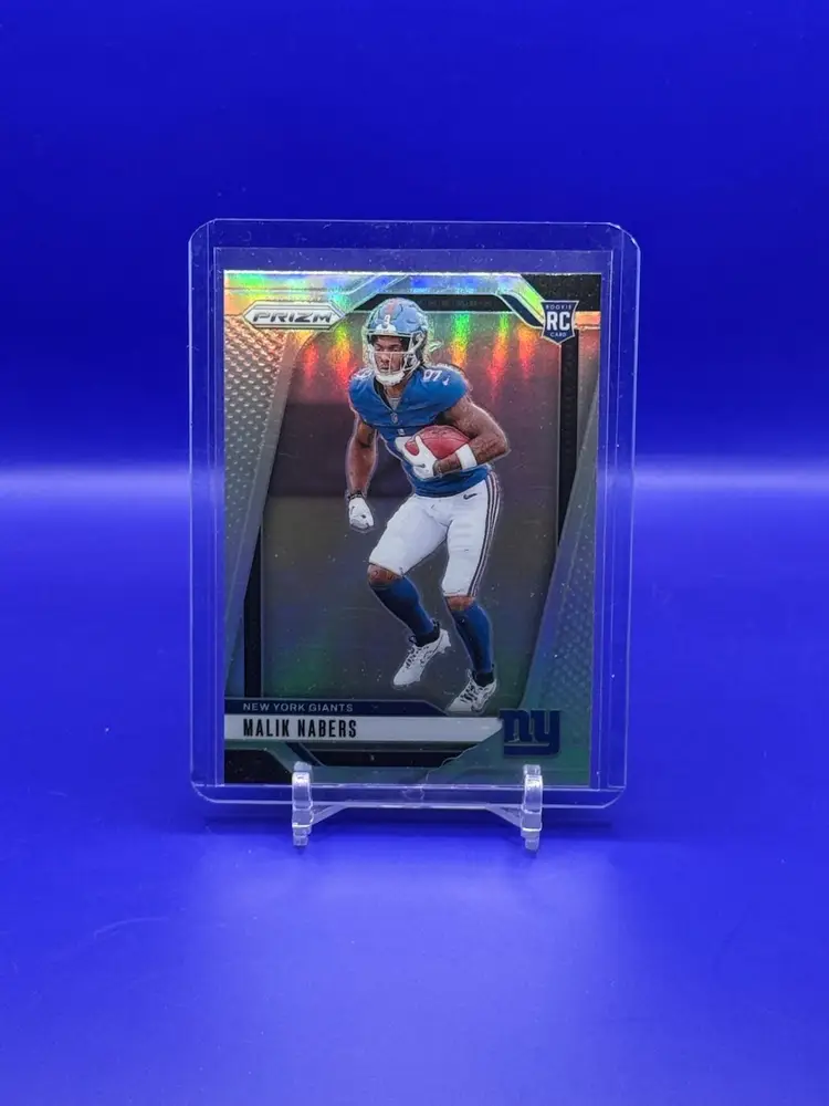 Malik Nabers Prizm Silver