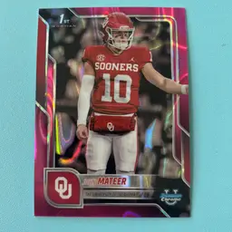 John Mateer Pink Lava Oklahoma Qb