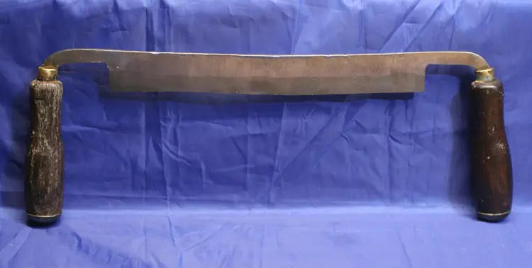 10 Inch Vintgage Drawknife   partial marks: O. H ***E'S % & ['ST. Louis' with an image within a box]