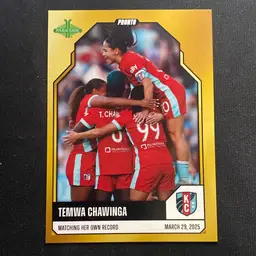 Temwa Chawinga 1 of 1!! - Parkside Pronto - KC Current - Women’s Soccer