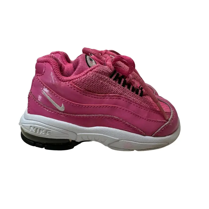 Nike Air Max 95 Baby Sneakers Toddler Girl 7C Desert Pink Black White Shoes