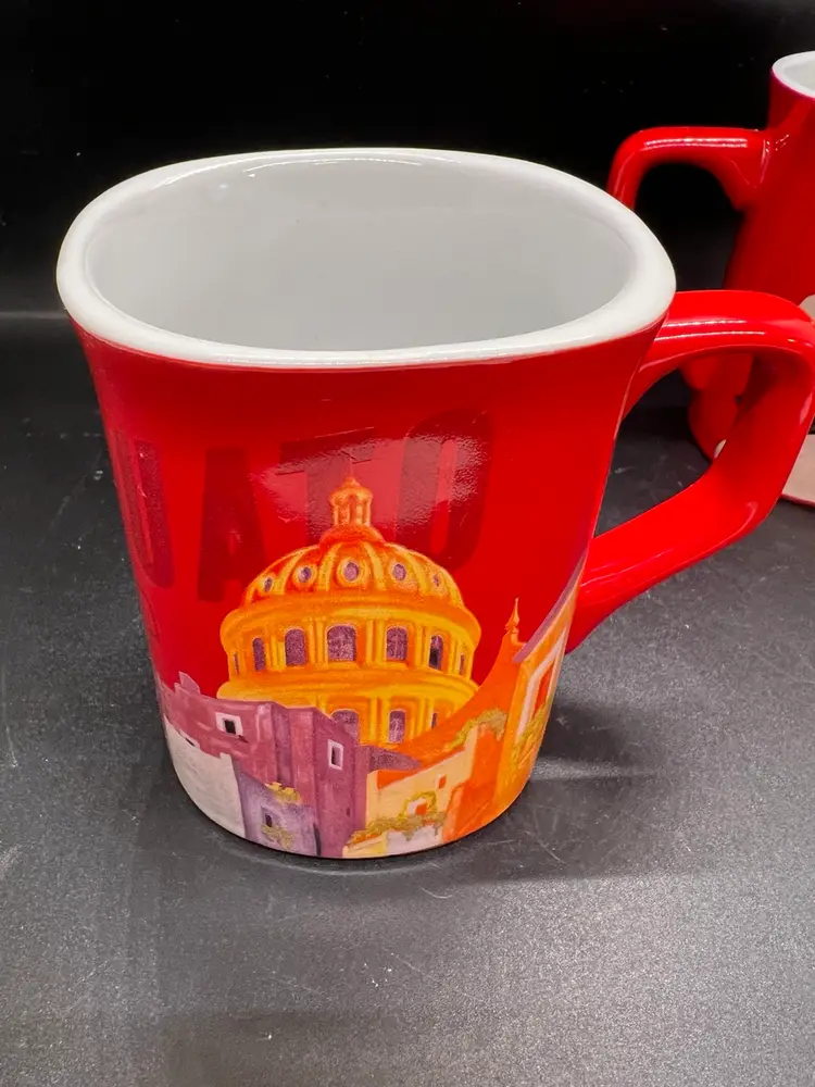 Vintage Nescafé Mexico Coffee Mugs.
