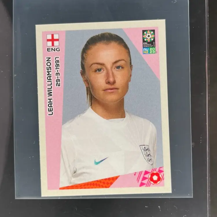 Leah Williamson 2023 Panini Women’s World Cup Sticker England Soccer Card