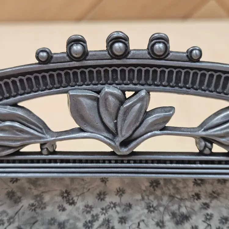 Weston Gallery Pewter frame with signed original black white water color RARE