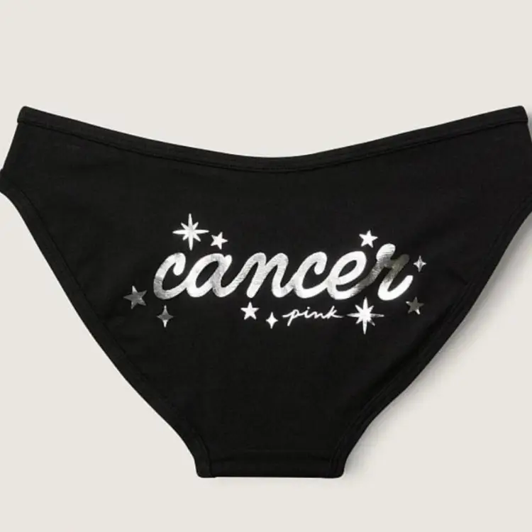 M-Victoria's Secret PINKCOTTON BIKINI UNDERWEAR Constellation✨️ Cancer NWT