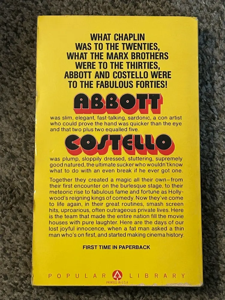 The Abbott and Costello Book 1975/77