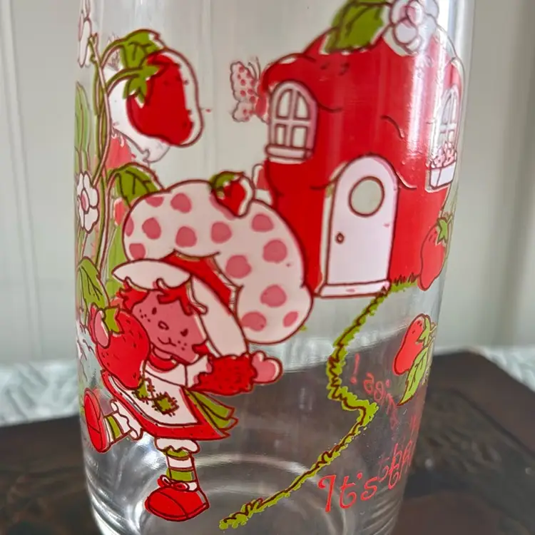 Strawberry Shortcake Tall Glass