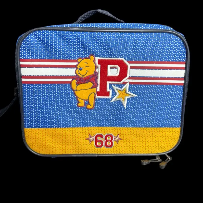 Vtg Winnie the Pooh Children’s Soft-Side Suitcase With Detachable & Adjustable Strap