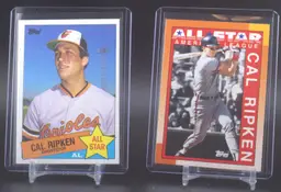 1985/1990 Topps All Star Lot, Cal Ripken, Baltimore Orioles
