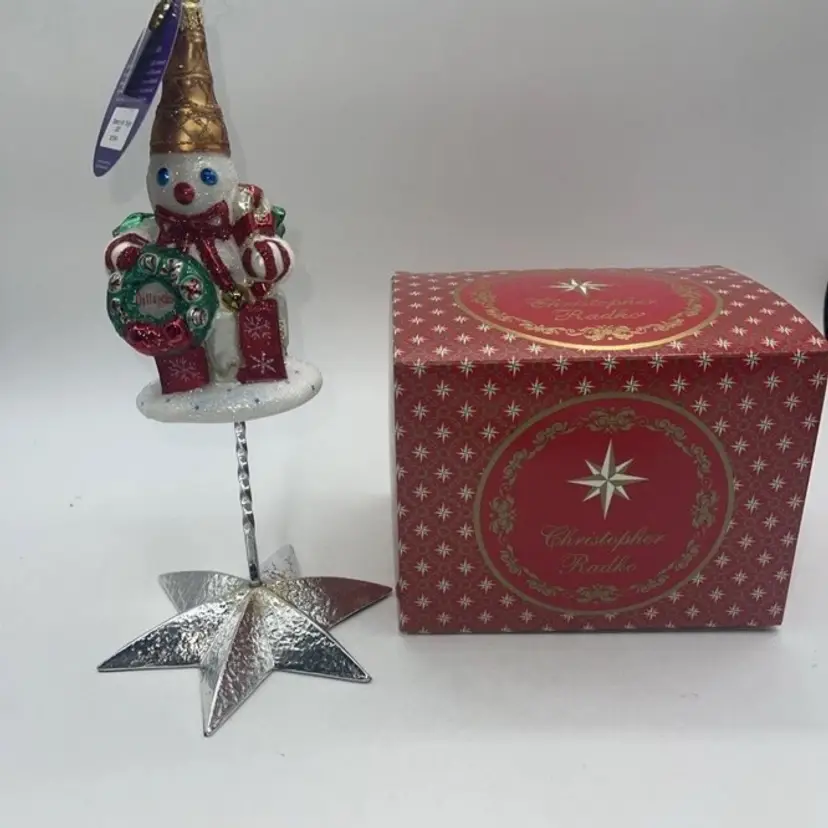 Christopher Radko Mr. Bingle Ornament 2021 With Box Hard To Find 5.5”