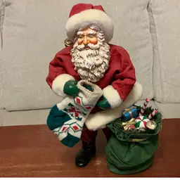#01 - Kurt Adler Fabriche Santa Claus With Stocking