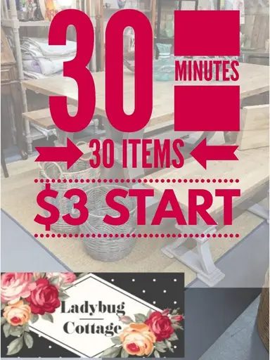 30 Minutes, 30 Items, $3 START