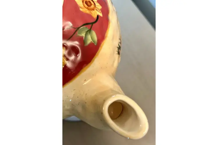 Rustic Farmhouse Rooster Teapot Coffee Pot, Unbranded