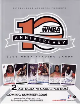 2006 WNBA Promo Sell Sheet Rittenhouse