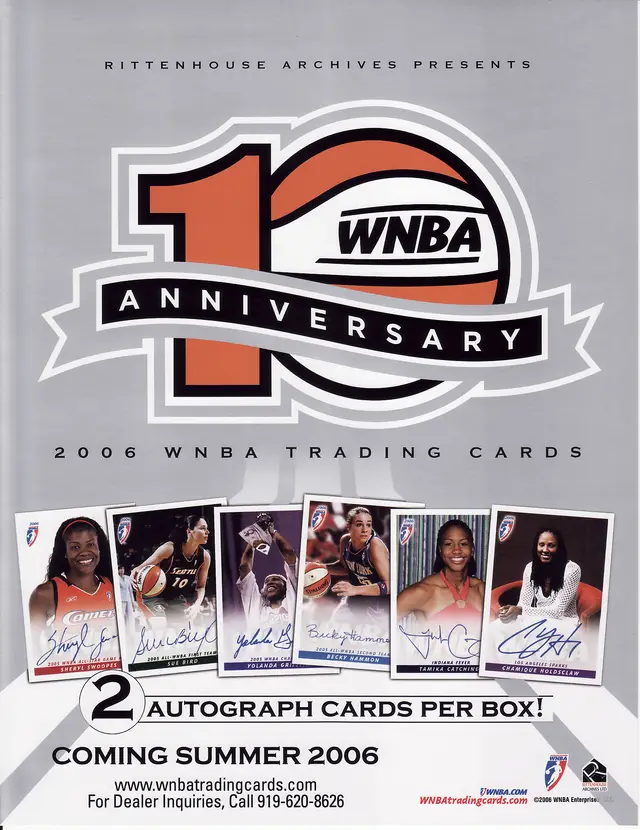 2006 WNBA Promo Sell Sheet Rittenhouse