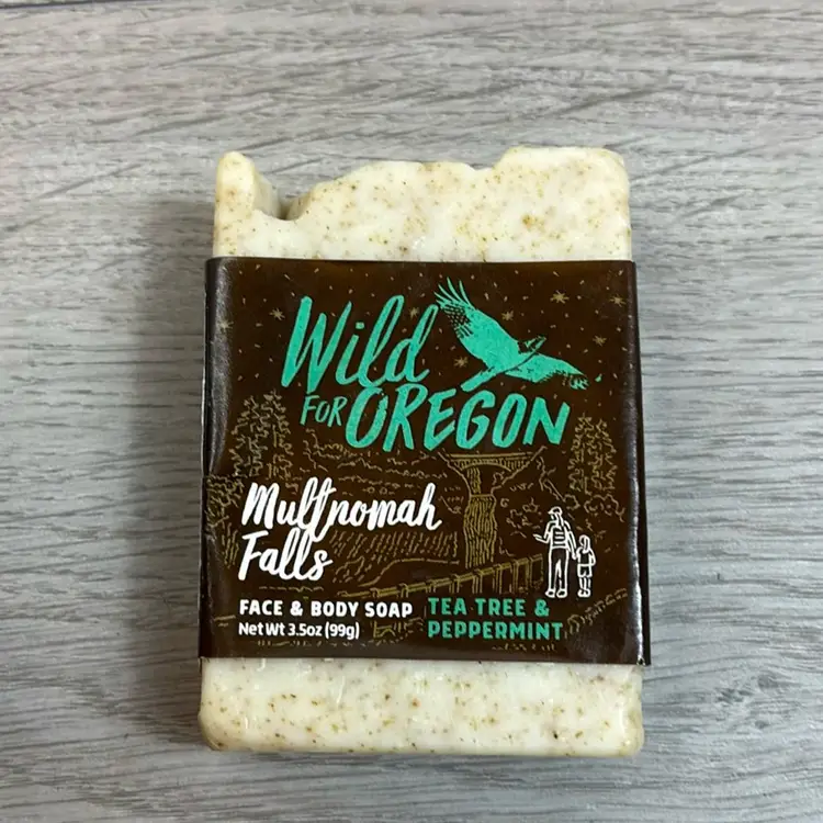 Wild For Oregon Multnomah Falls Tea Tree & Peppermint Soap