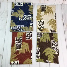 x4 TrendTex Fat Quarters Turtle Hawaiian Tropical 100% Cotton Fabric 18"X21"