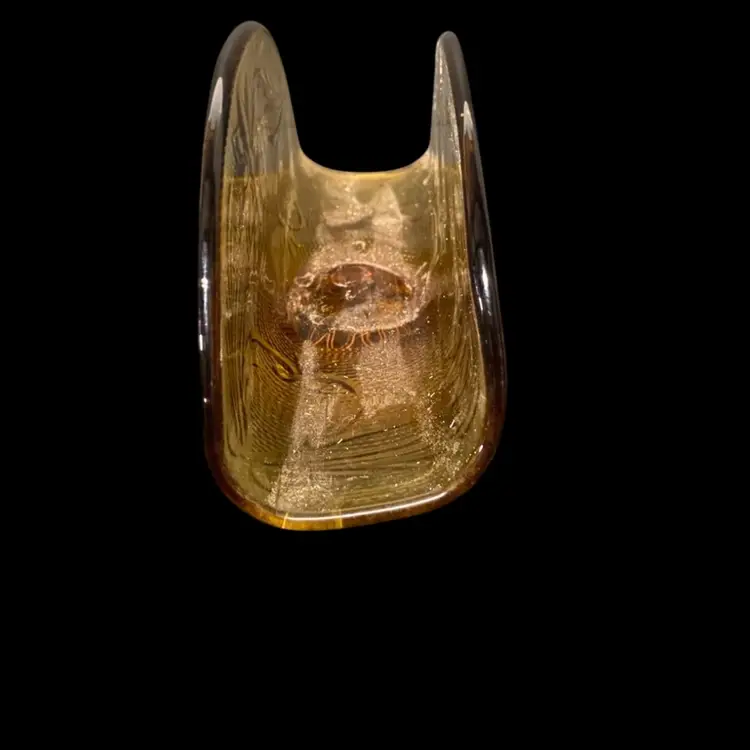 Vintage Indiana Tiara Pressed Glass Amber Napkin Holder