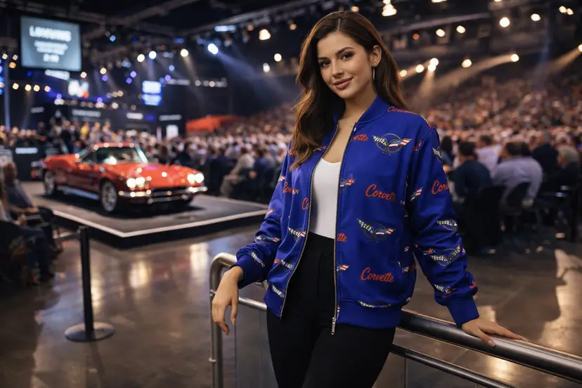 C5 Corvette flag unisex Bomber Jacket