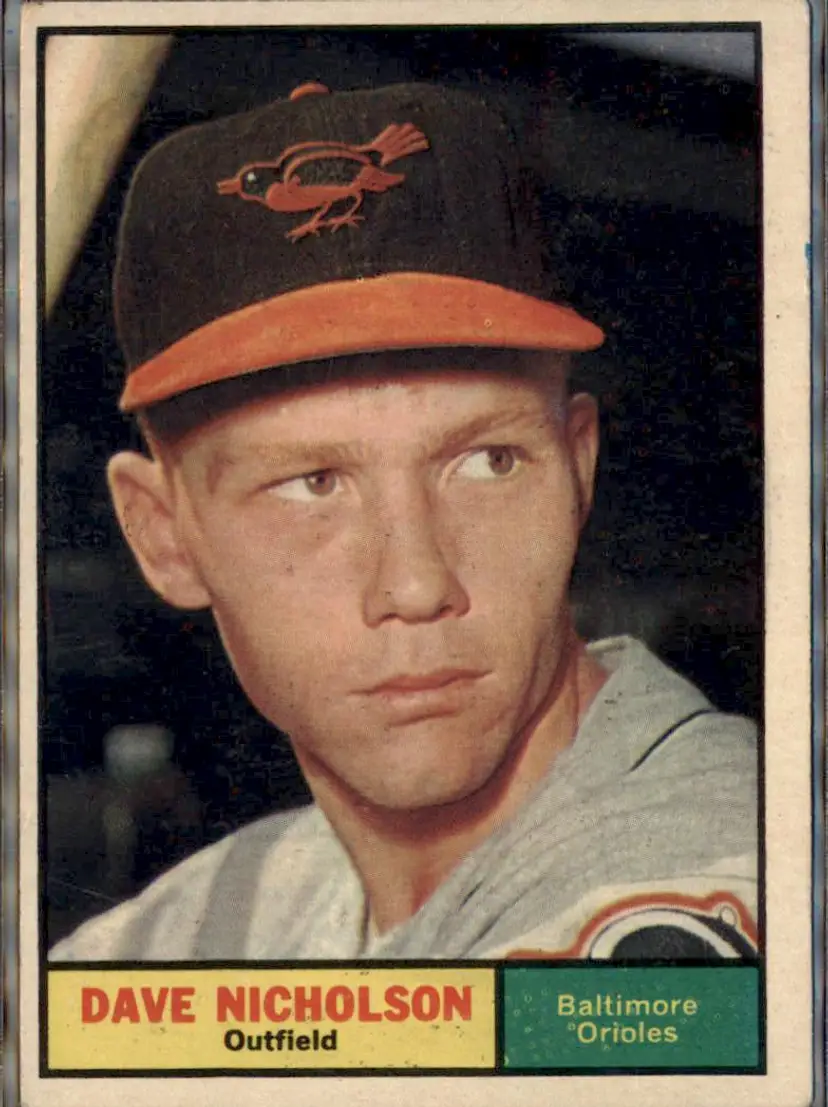 1961 Topps #182 Dave Nicholson - ( ) - Baltimore Orioles